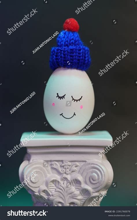 Animated Egg Drawings Different Faces Expressions Stock Photo ...