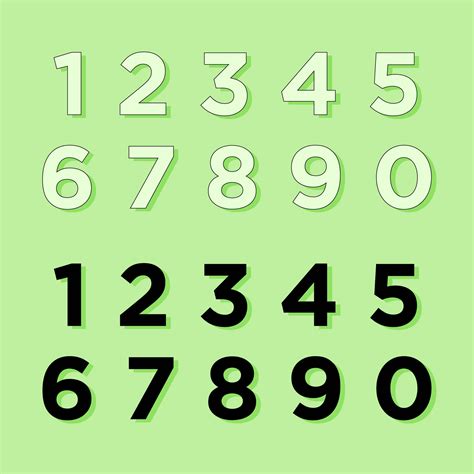 Large Cut Out Numbers 10 Free Pdf Printables Printablee