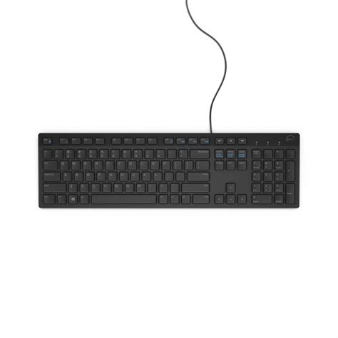 Teclado Dell Kb216 Alámbrico USB Negro Inglés Digitalife eShop