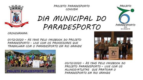 Projeto Paradesporto Da SMEd Promove Atividades Alusivas Ao Dia