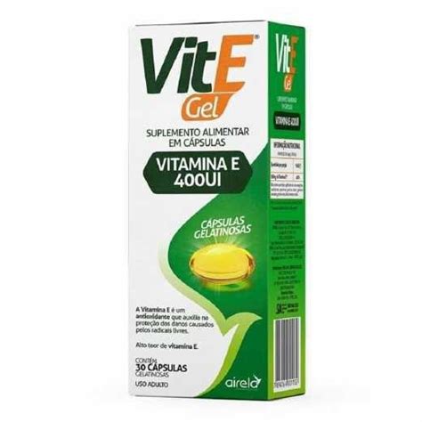 Vitamina E Capsulas Mg Airela Vitaminas A Z Magazine Luiza