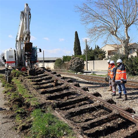 Travaux Ferroviaires Sur La Future Ligne Avignon Carpentras Jean Luc