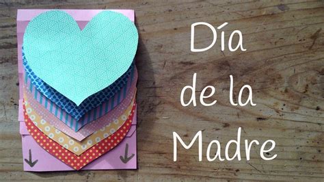 Tarjeta Para El Día De La Madre De Corazones Regalos Hechos A Man