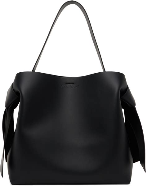 Acne Studios Black Midi Musubi Bag SSENSE