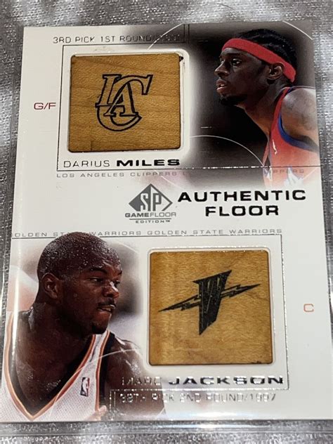 Sp Game Floor Authentic Floor Combos C Darius Miles Marc