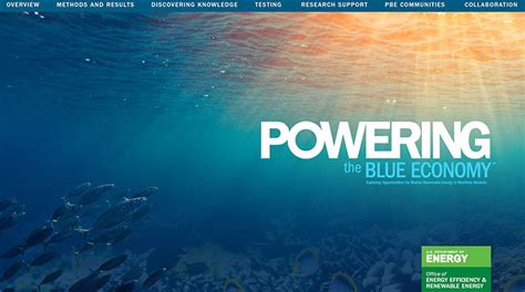 Powering The Blue Economy Initiative Water Research Nrel