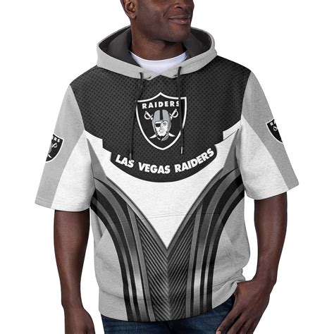 Las Vegas Raiders Limited Edition Summer Short Sleeve Pullover Hoodie