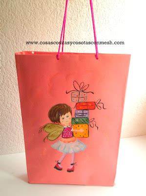 Bolsas De Regalo Pintadas A Mano Cositasconmesh