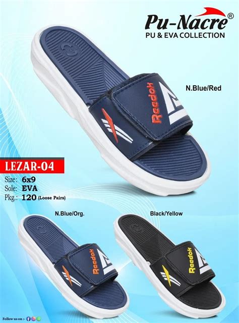 Eva Daily Wear Men Pu Nacre Lezar Flip Flop Slipper At Rs Pair In