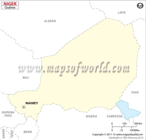 Niger Map Outline | Niger Blank Map