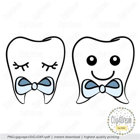 Tooth Fairy Svg Teeth Svg Tooth Fairy Outline Bag Boy Svg Etsy