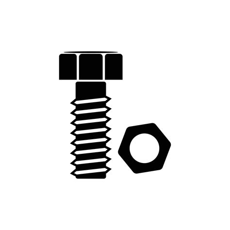 Screw Bolt Icon Design Template Vector 7636179 Vector Art At Vecteezy