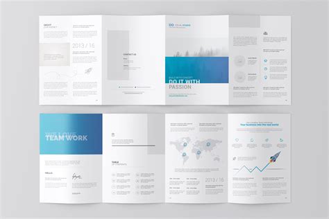 A4 4 Fold Brochure Mockup By Toasin Studio On Creativemarket Square