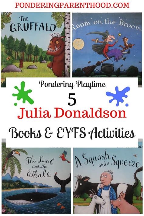 5 Julia Donaldson Books and Learning Activities - At Home With Jules ...