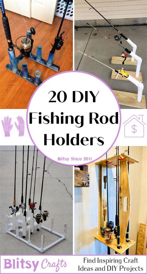 DIY Fishing Rod Holder (20 Ways) - Blitsy