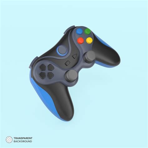 Gamepad Controlador De Juego Joystick Icono Aislado 3d Render Archivo