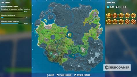 Fortnite Nuevo Mapa Lugares Emblemáticos Y Ubicaciones Con Nombre Al