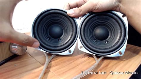 Test Speaker Woofer Prestige W8347 BH 4 Inch 40W 4OHM TPA3116D2 2x50