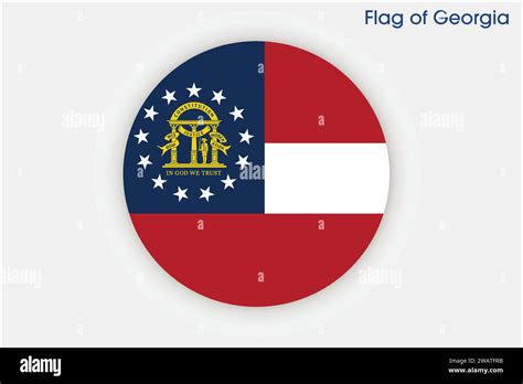 High detailed flag of Georgia. Georgia state flag, National Georgia ...