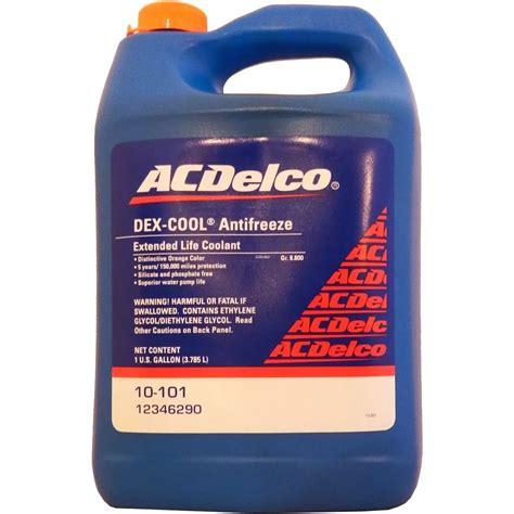 Acdelco Dex Cool Extended Life Antifreezecoolant 3785l купить