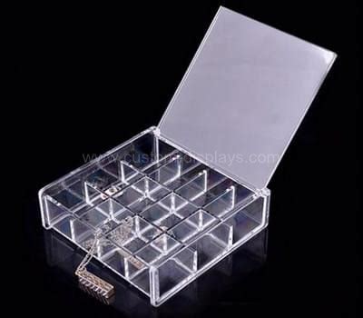 Large acrylic box with lid, Small acrylic box with lid