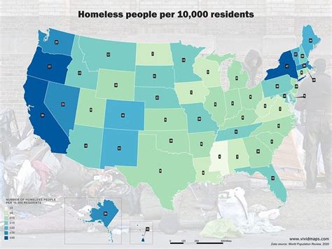 The U S Homeless Population Mapped Vivid Maps Artofit