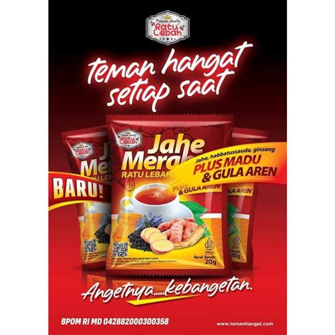 Jual Jahe Merah Super Ratu Lebah Per 1 Sachet Jahe Merah Super Amanah