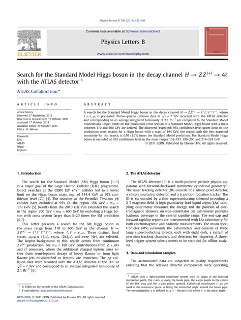 Pdf Search For The Standard Model Higgs Boson In The Decay Channel H