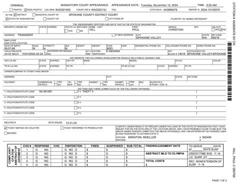Spokane County Court Viewer