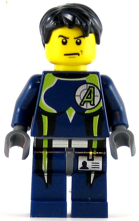 LEGO Agents Minifigure Agent Chase Single-sided Head-1012580