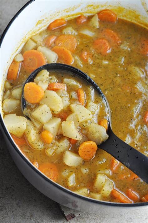 Potato Carrot Leek Soup Quick And Hearty Savory With Soul