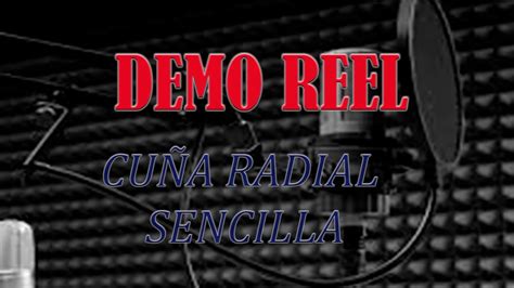 CUÑA RADIAL SENCILLA ESTUDIOS BM YouTube