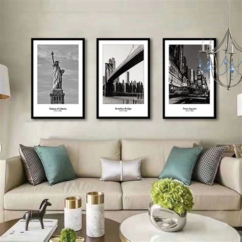 Quadro Decorativo Cidade New York Pontos turísticos Elo7