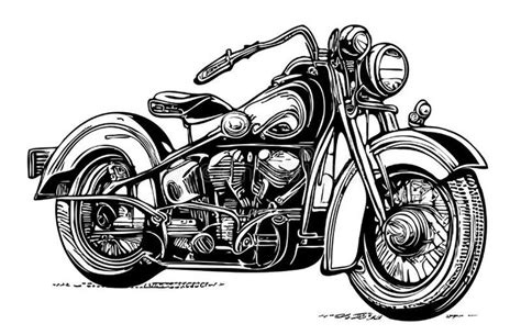 Retro Bike Hand Drawn Sketch Vector Illustration Vintage Transport