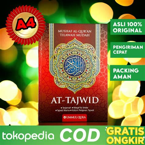 Jual Mushaf Al Quran Jumbo At Tajwid Terjemah A4 Ummul Qura Hijau