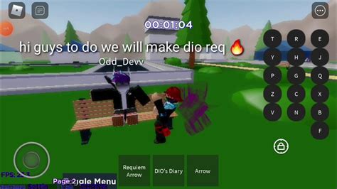 How To Make Dio Req In A Bizarre Journey Roblox Youtube