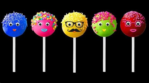 Colors Learn Pop Cake Lollipops Finger Family Song Nursery Rhyme ...