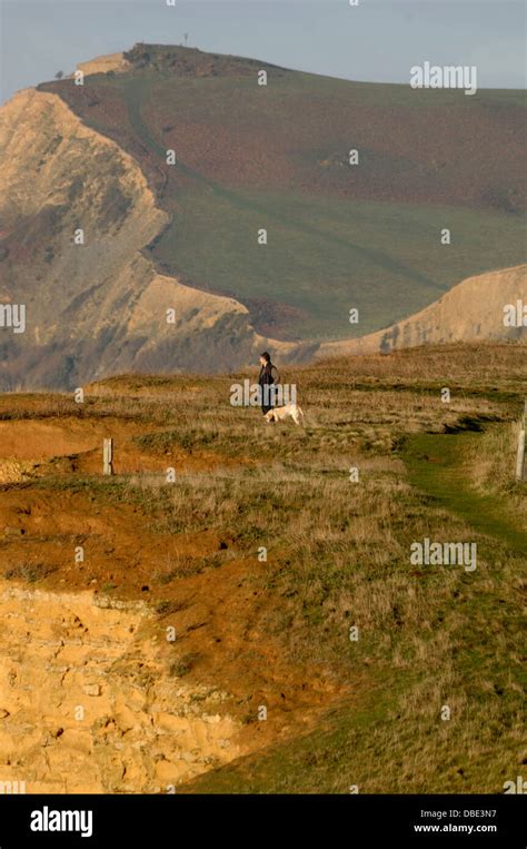 west bay dorset Stock Photo - Alamy