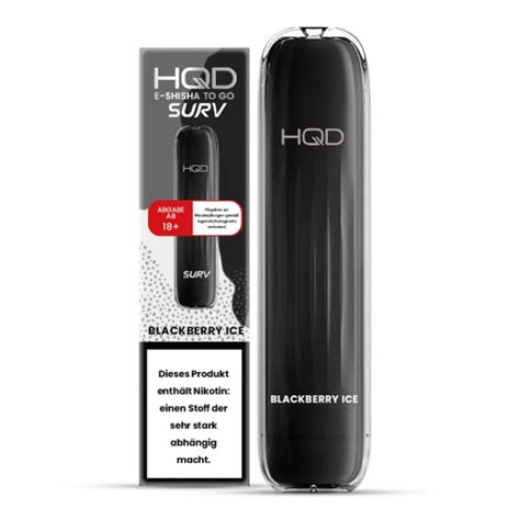 Hqd Surv Blackberry Ice E Shisha Einweg Need For Smoke