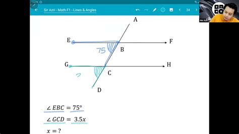 Soalan Garis Dan Sudut Lines And Angles Youtube