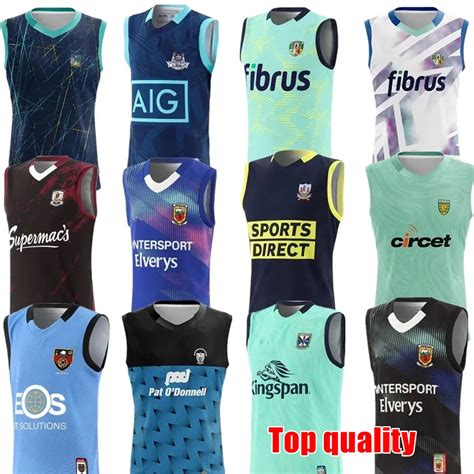 2023 Authentic GAA Rugby Sweatshirt Vests Dublin, Kerry, Mayo & More Durable Long Sleeve Jerseys ...