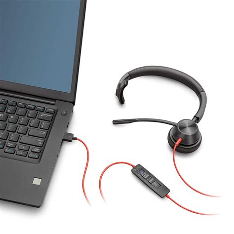 Buy Plantronics Blackwire 3310 Usb A Poly Wired Single Ear Mono Headset With Boom Mic Usb A To