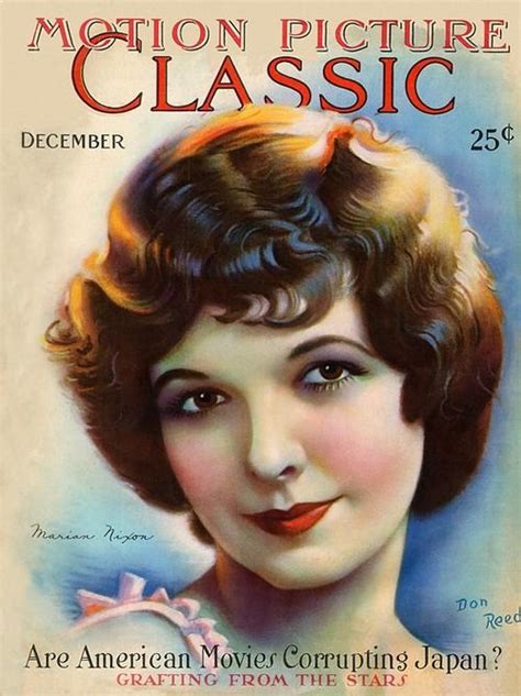 Marian Nixon On Motion Picture Classic Don Reed Dec 1927 Magazine