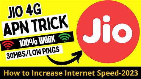 Jio Apn How To Increase Internet Speed In Jio Jio Apn Settings