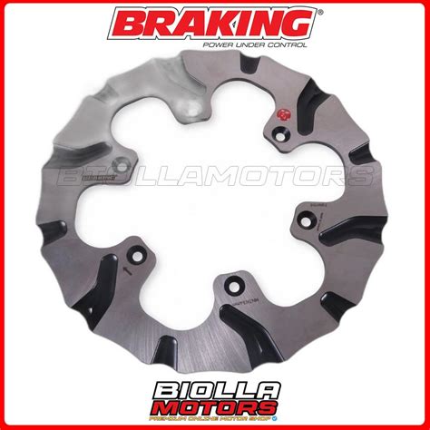 By4509 Disco Freno Posteriore Dx Braking Yamaha Yz 250 2023 Wave Flo