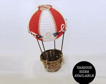 Teddy Bear Hot Air Balloon Centerpiece Ivory And Beige Up Up And Away Baby Shower Baby Shower