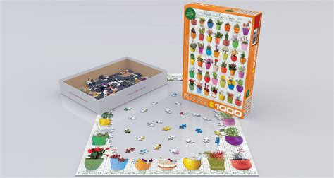 Cacti And Succulents 1000 Pieces Eurographics Puzzle Warehouse