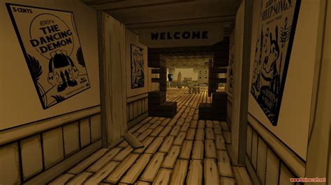 Bendy And The Ink Machine Chapter Map For Minecraft