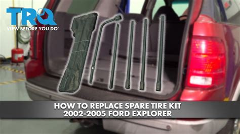 How To Replace Explorer Spare Tire Kit 2002 2005 1A Auto