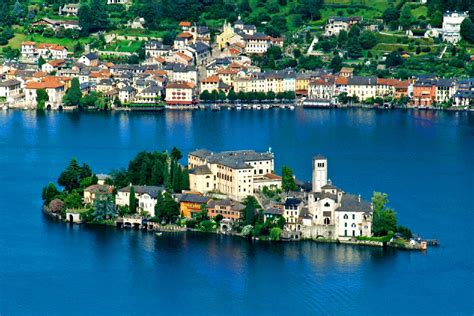 Le Lac D Orta Pi Mont Italie